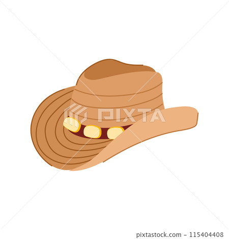 vintage cowboy hat cartoon vector illustration vintage cowboy hat cartoon vector illustration 115404408
