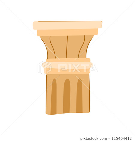 rome column ancient cartoon vector illustration 115404412
