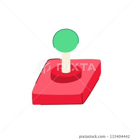 video arcade joystick cartoon vector illustration video arcade joystick cartoon vector illustration 115404442