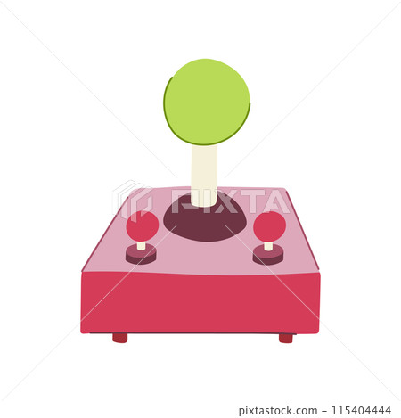 machine arcade joystick cartoon vector illustration machine arcade joystick cartoon vector illustration 115404444