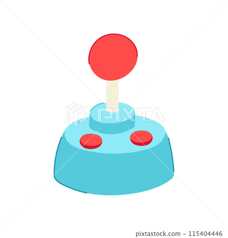 game arcade joystick cartoon vector illustration game arcade joystick cartoon vector illustration 115404446