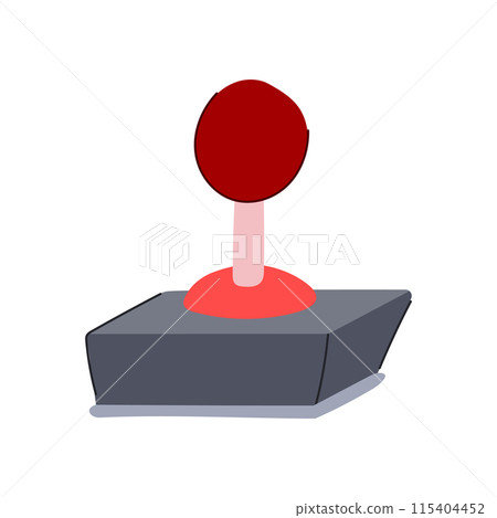 retro arcade joystick cartoon vector illustration retro arcade joystick cartoon vector illustration 115404452