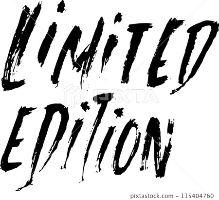 Limited Edition Modern Lettering Design. Limited Edition Modern Lettering Design. 115404760
