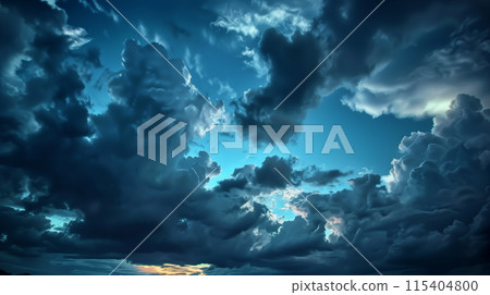 美麗的夜空背景 115404800