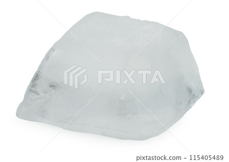 Matte white ice cube Matte white ice cube 115405489