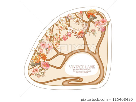 Border, frame, template for product label, Border, frame, template for product label, 115408450