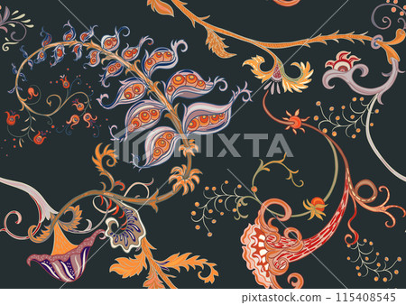 Fantasy, alien hypnotic flowers Fantasy, alien hypnotic flowers 115408545