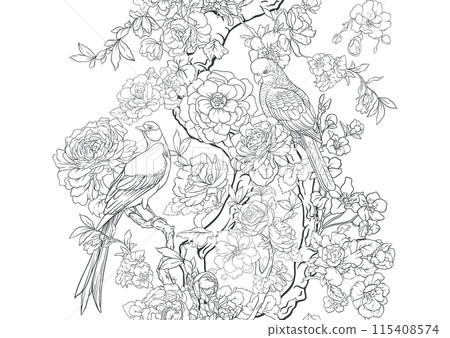 Seamless pattern, background. Vector illustration Seamless pattern, background. Vector illustration 115408574