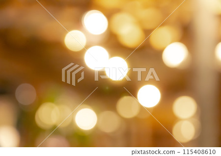 Gold abstract bokeh background and glitter bokeh lights. image is blurred and filtered. 115408610