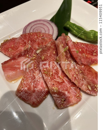 Delicious premium yakiniku kalbi 115409951