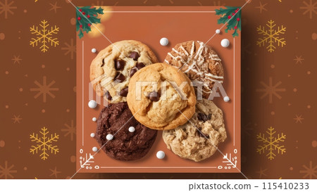 Festive Holiday Cookie Assortment 115410233