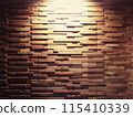 Wood tile wall background photo downlight background material 115410339