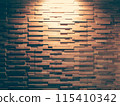 Wood tile wall background photo downlight background material 115410342