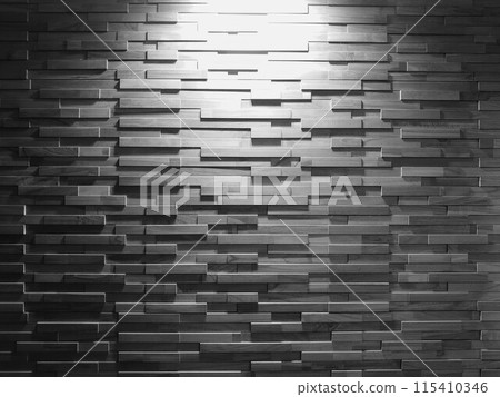 Wood tile wall background photo downlight background material 115410346