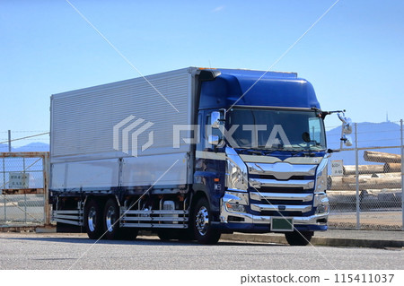 Logistics truck image 115411037