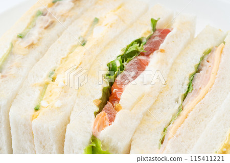 混合三明治的特寫 混合三明治的特寫 115411221