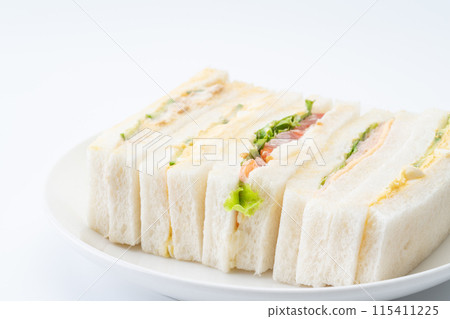 Mixed sandwiches close-up Mixed sandwiches close-up 115411225