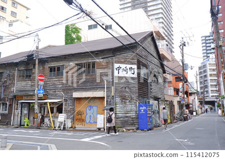 Old streetscape of Nakazakicho, Osaka 115412075