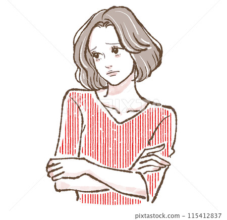 Illustration material of women and girls 115412837