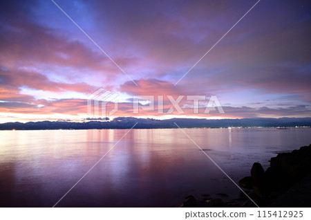 Scenery before dawn Scenery before dawn 115412925
