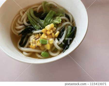 Udon with vegetables Udon with vegetables 115413071