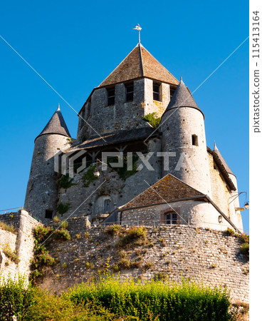 View of the Caesar Tower in Provins View of the Caesar Tower in Provins 115413164