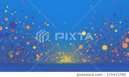 Perfect background image for digital art backgrounds, festive event flyers and invitations, website headers 115413760