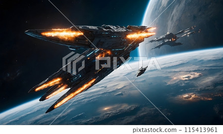 Spaceship SF image-3 [AI generated, professional finish] 115413961
