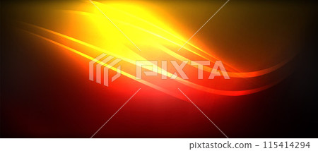 Neon glowing circle rays, light round lines in the dark, planet style neon wave lines. Energetic electric concept design for wallpaper, banner, background Neon glowing circle rays, light round lines in the dark, planet style neon wave lines. Energetic electric concept design for wallpaper, banner, background 115414294