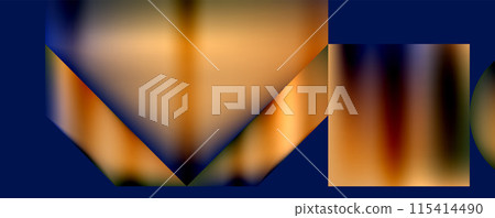 Neon colorful geometric shapes. Vector Illustration For Wallpaper, Banner, Background, Card, Book Illustration, landing page Neon colorful geometric shapes. Vector Illustration For Wallpaper, Banner, Background, Card, Book Illustration, landing page 115414490