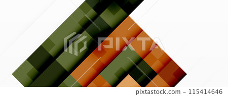 Dynamic colorful squares background. Vector Illustration For Wallpaper, Banner, Background, Card, Book Illustration, landing page 115414646