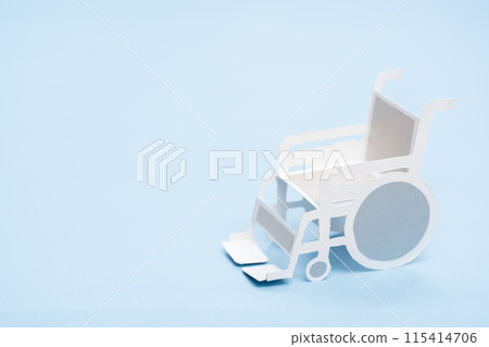 Wheelchair copy space 115414706