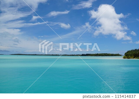 寶拉波拉島的藍色海 寶拉波拉島的藍色海 115414837