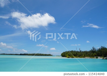 寶拉波拉島的藍色海 寶拉波拉島的藍色海 115414840