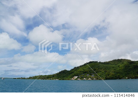 Bora Bora landscape Bora Bora landscape 115414846