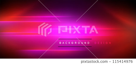 Neon dynamic diagonal light rays background. Techno digital geometric concept design for wallpaper, banner, presentation, background Neon dynamic diagonal light rays background. Techno digital geometric concept design for wallpaper, banner, presentation, background 115414976