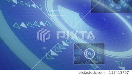 Image of scope scanning and data processing on interface 115415797