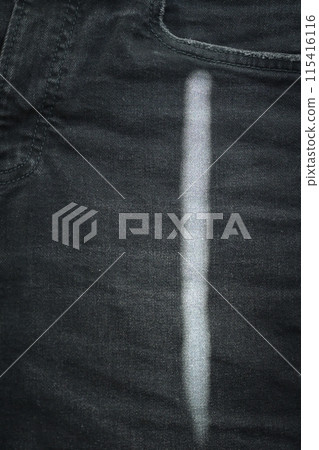 black danim texture background, textile of jeans fashion for clothing design 115416116