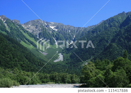 A majestic ridge in early summer A majestic ridge in early summer 115417886