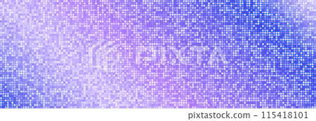 Blue purple disco party pattern. Iridescent sequin mosaic texture background. Abstract shining halftone wallpaper. Pop up comic glitter sparkles backdrop. Retro vector design template Blue purple disco party pattern. Iridescent sequin mosaic texture background. Abstract shining halftone wallpaper. Pop up comic glitter sparkles backdrop. Retro vector design template 115418101