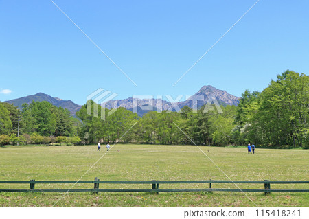 從八岳農場看五月的八岳 115418241