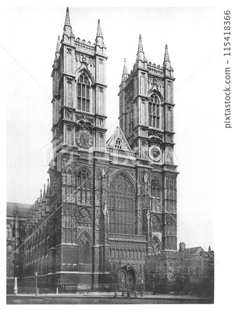 Westminster Abbey, London, England, old 115418366