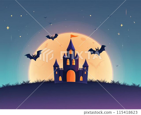 萬聖節背景圖形 115418623