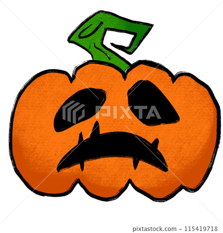 The jack o lantern for halloween or holiday concept png image. The jack o lantern for halloween or holiday concept png image. 115419718