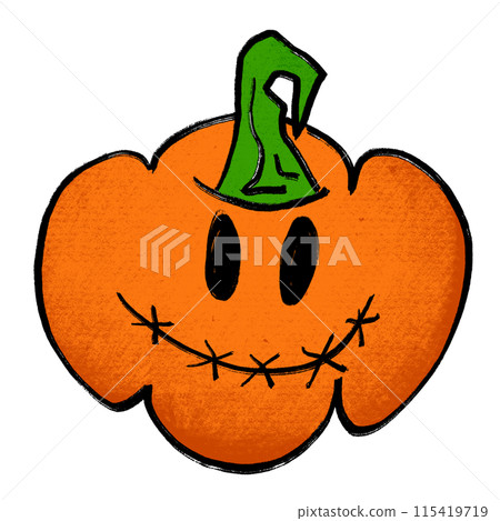 The jack o lantern for halloween or holiday concept png image. The jack o lantern for halloween or holiday concept png image. 115419719