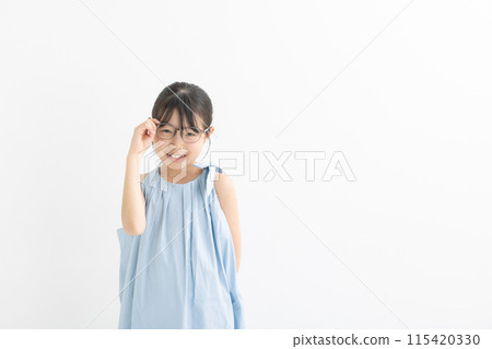 Girl with glasses Girl with glasses 115420330