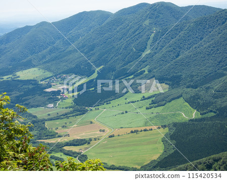 Onikobe Ranch seen from Mount Kabuki 115420534