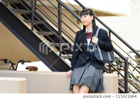 High school girl meeting 115421664