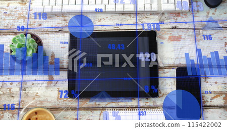 Image of data processing over electronic devices 115422002