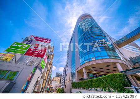 日本六月的川崎城市景觀。溝口站(武藏溝口站)等景觀 日本六月的川崎城市景觀。溝口站(武藏溝口站)等景觀 115422097
